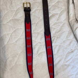 Vineyard Vines Red Sox belt